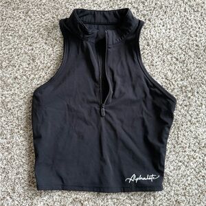 Alphalete Women's Black Sleeveless Crop